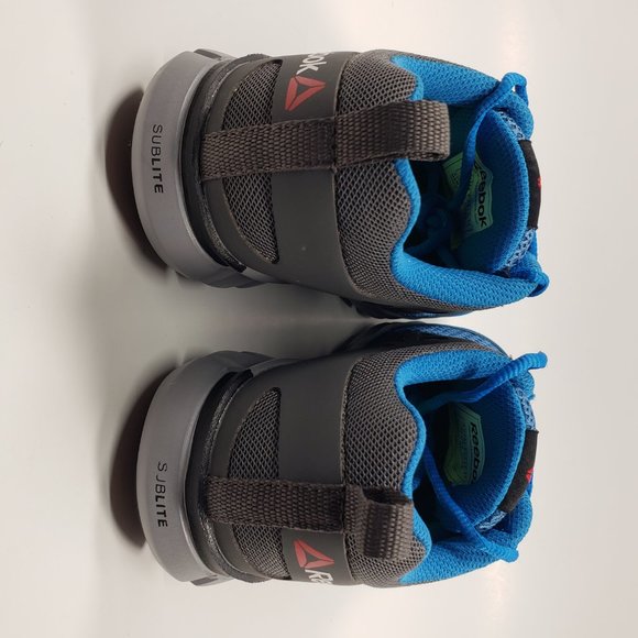 Reebok Sublite Cushion Alloy Toe RB044 Blue/Grey - Picture 4 of 8